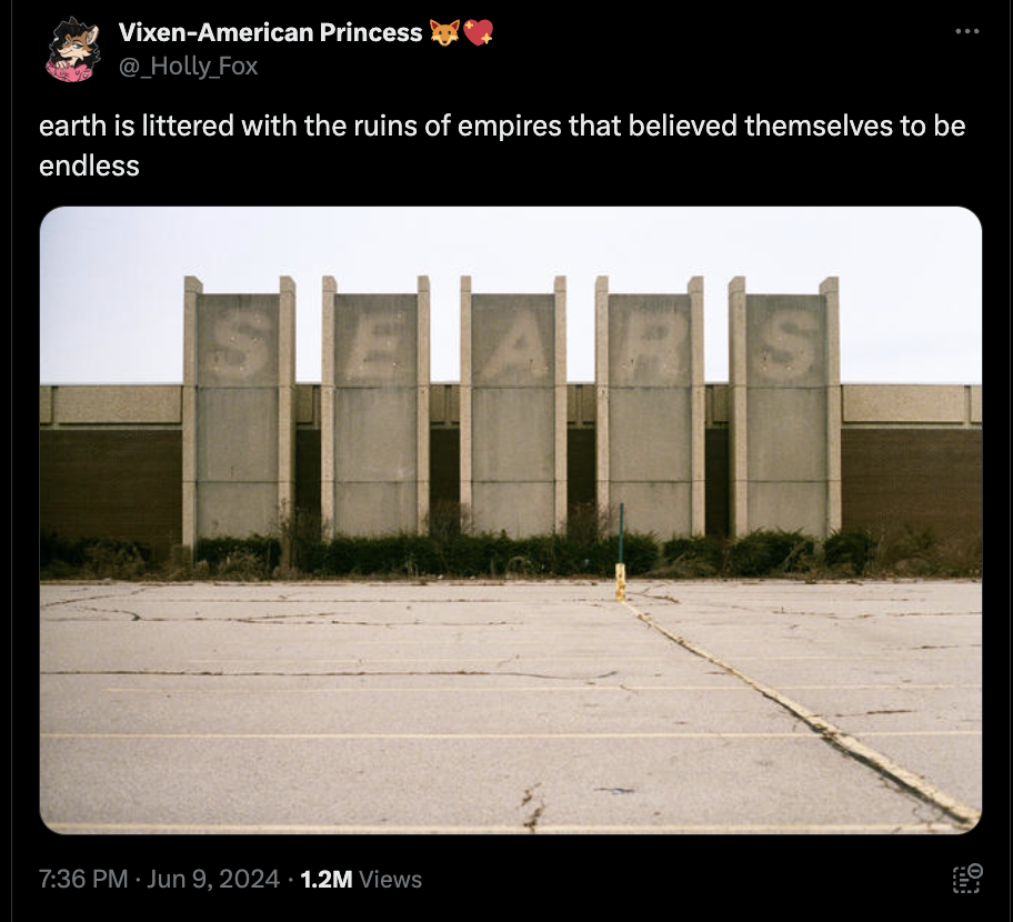 highway - VixenAmerican Princess Fox earth is littered with the ruins of empires that believed themselves to be endless 1.2M Views